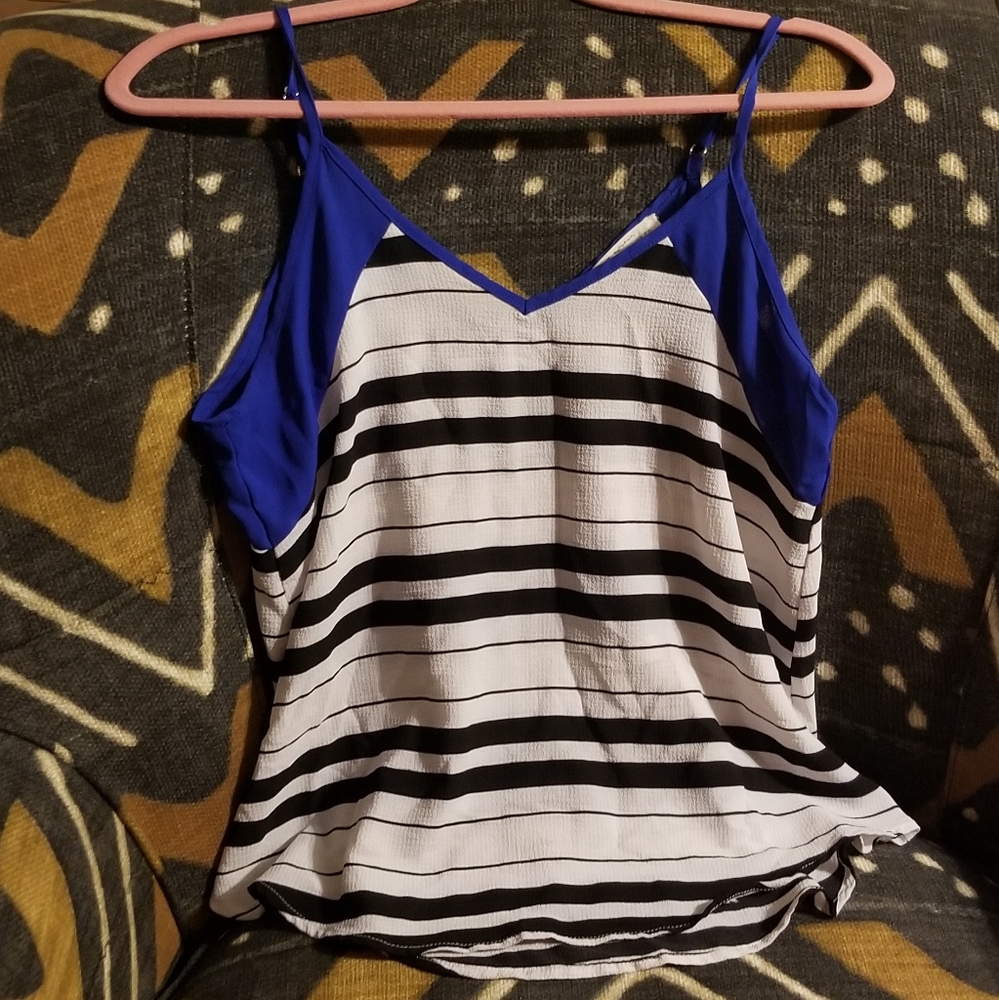 Sweet wanderer chiffon tank top blouse sleeveless